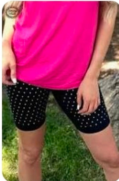 Rainy Night Biker Shorts! RTS!