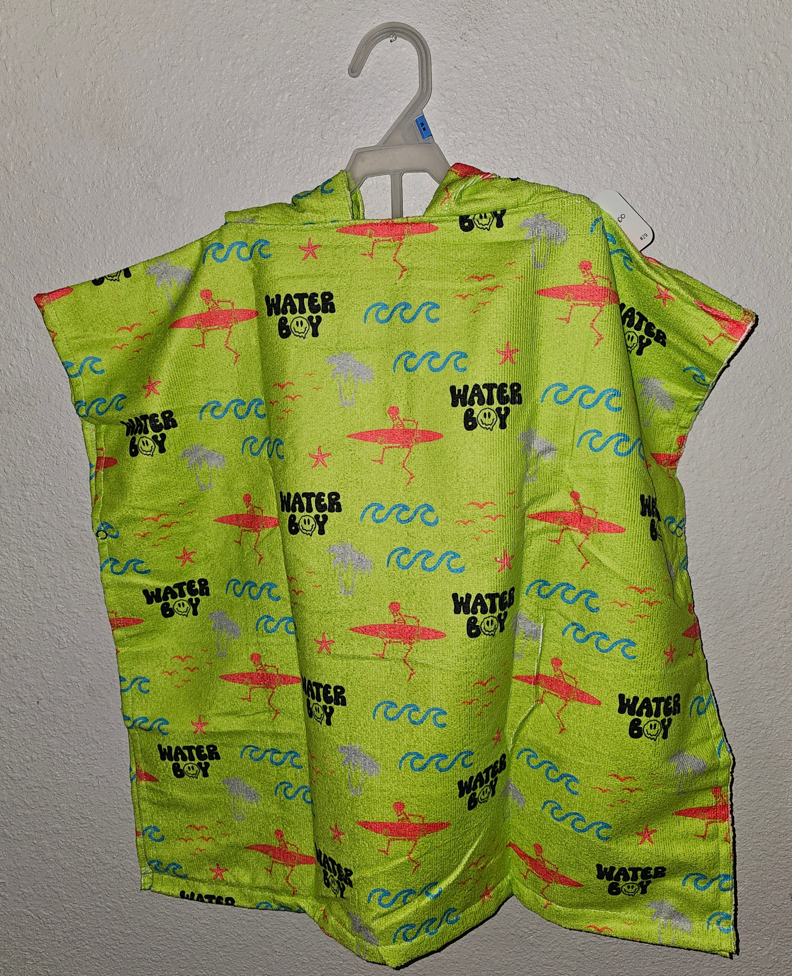 Water Boy Hooded Beach Towel! RTS!