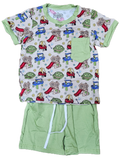 ThrowBack Toys Bamboo Adult Shorts Set! RTS!