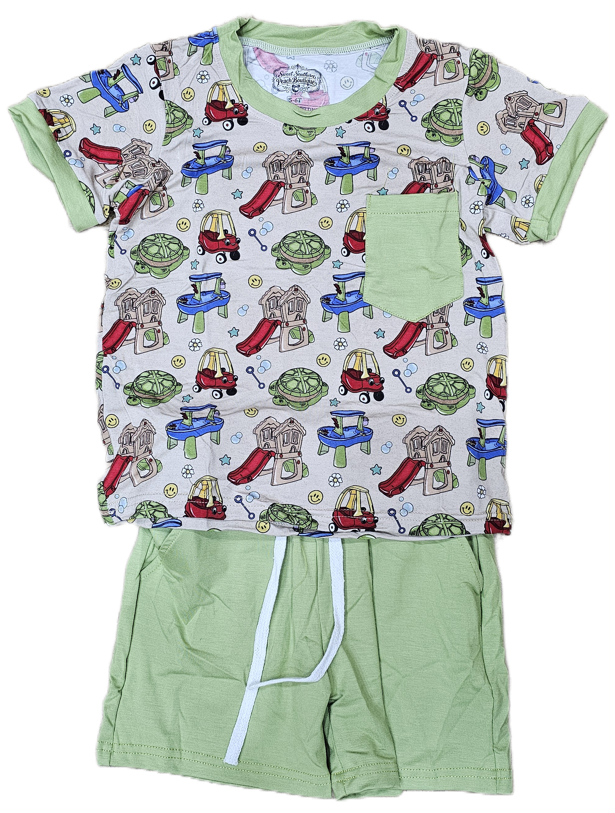 ThrowBack Toys Bamboo Adult Shorts Set! RTS!