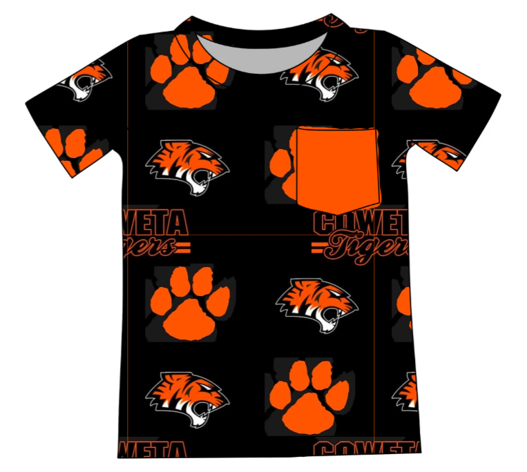 Coweta Tigers Bamboo Adult Pocket Tee Pre-Order! Closing 6/10! ETA August!