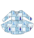 Ice Princess Bamboo Dress with Matching Under Shorts Pre-Order! Closes on 7/25! ETA September!